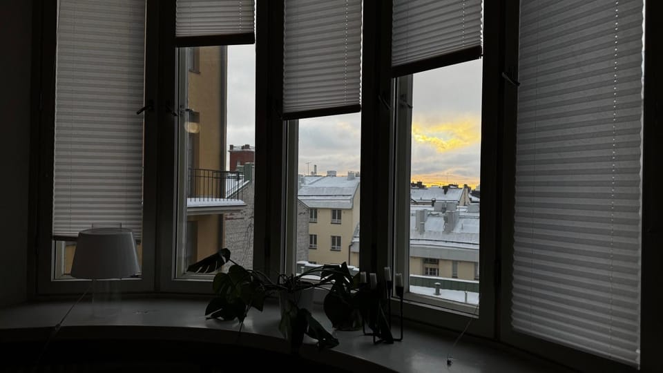 Living room, City view
