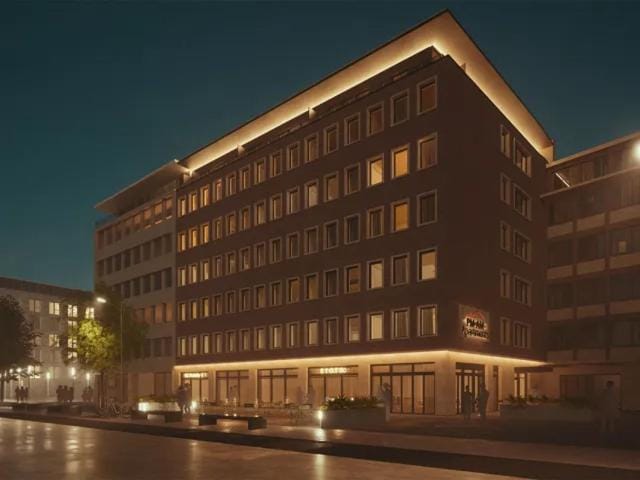 Property building, Night