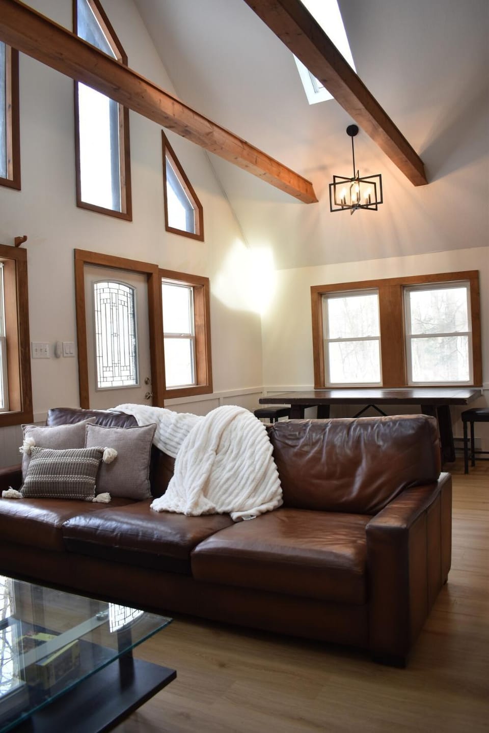 A-Frame Chalet Lodge With Fire Pit Near Shawnee Chalet in Middle Smithfield