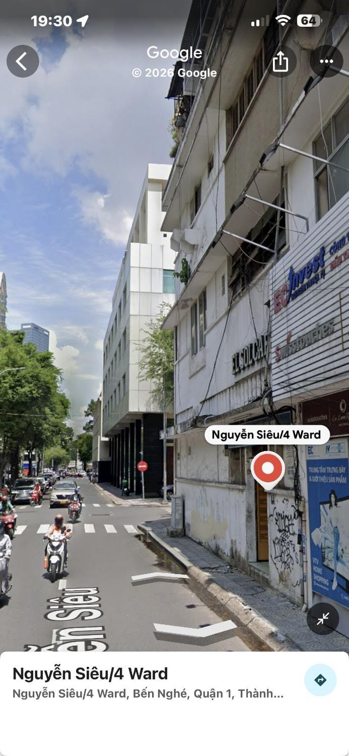 Apartment in the center of District 1 on Thai Van Lung Street, số 4 Nguyễn Siêu, phường Sài Gòn tầng4 đi bộ không thang máy Apartment in Ho Chi Minh City