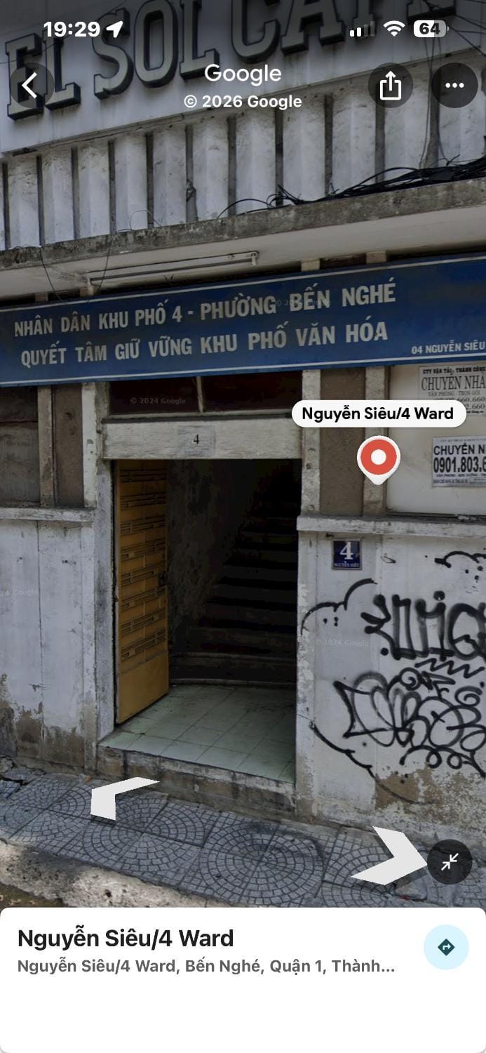 Apartment in the center of District 1 on Thai Van Lung Street, số 4 Nguyễn Siêu, phường Sài Gòn tầng4 đi bộ không thang máy Apartment in Ho Chi Minh City