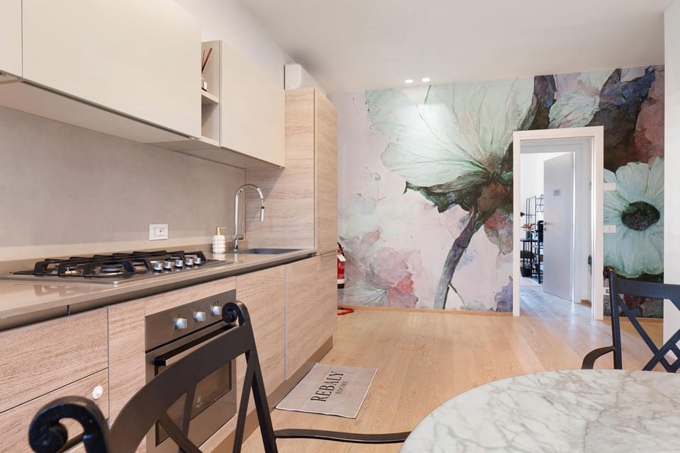Kitchen or kitchenette, Living room