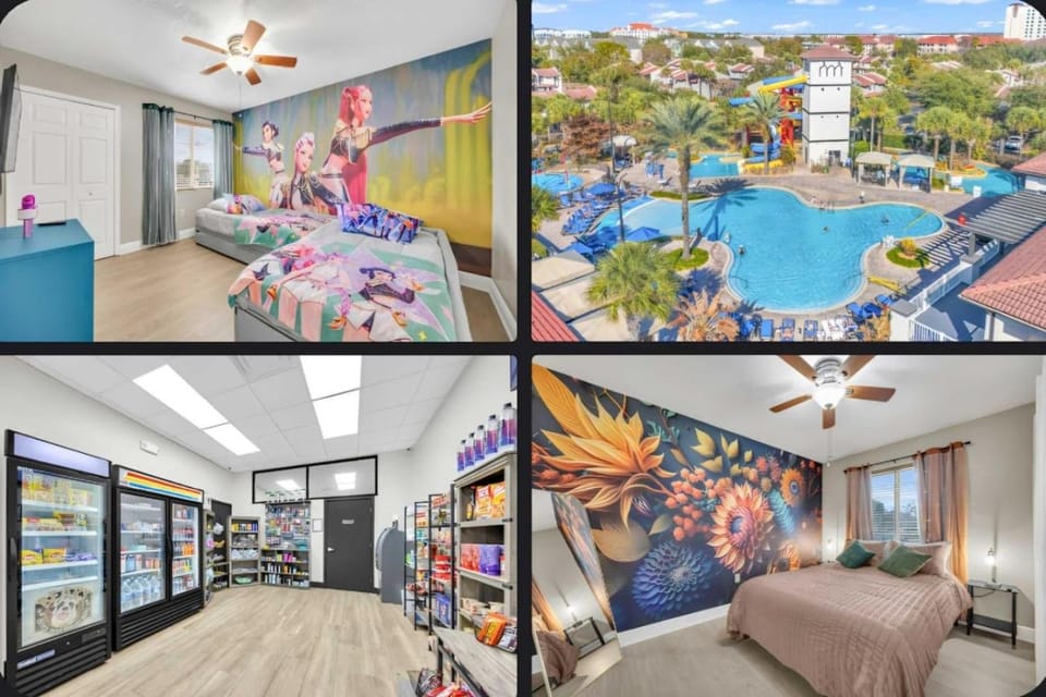 On-site shops, Aqua park, Bedroom, Swimming pool