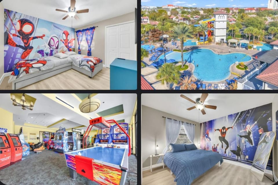 Photo of the whole room, Bedroom, Swimming pool