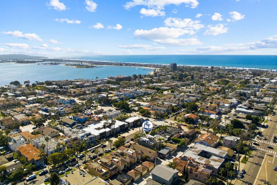 Elevated Coastal Living | Rooftop Deck Steps from Beach & Restaurants House in Mission Bay