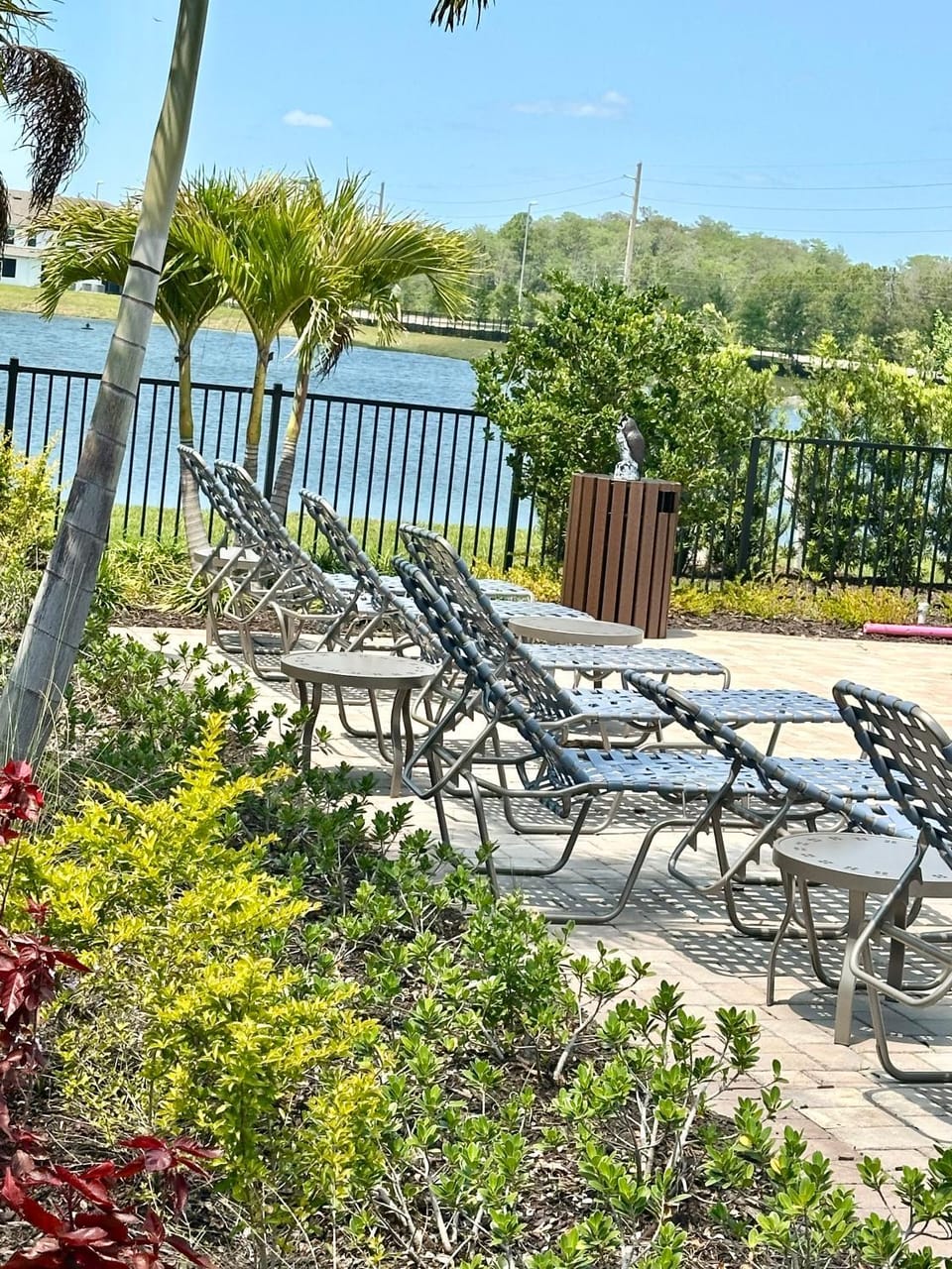 Patio, Garden, Garden view, Lake view
