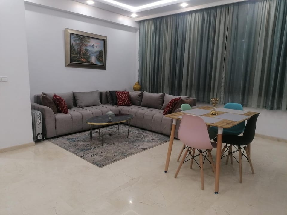 Living room, Seating area, Dining area