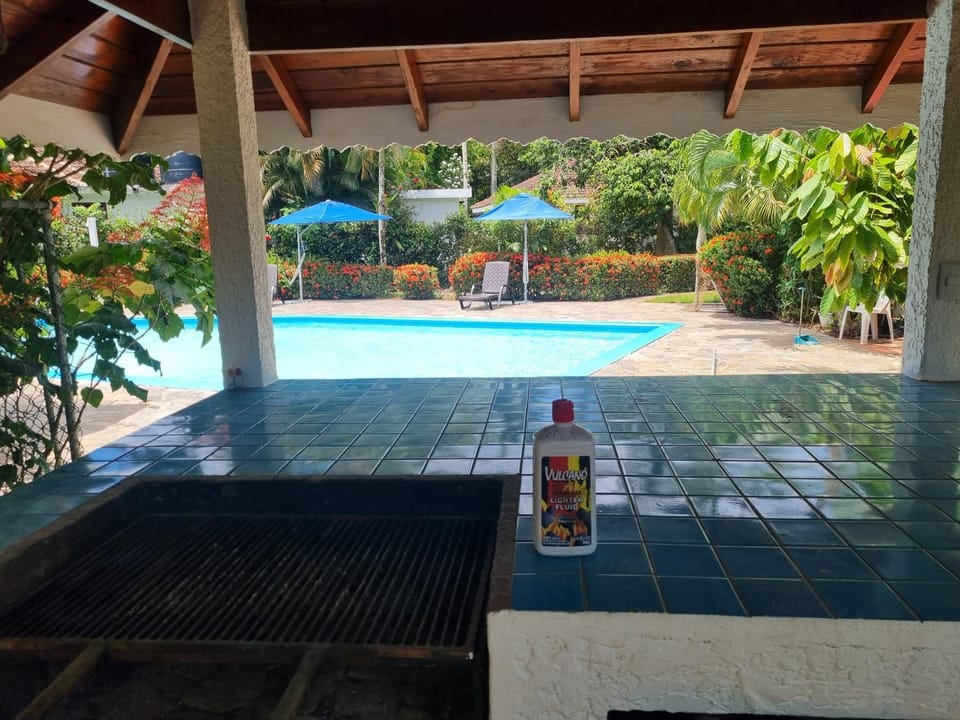 Patio, Day, Pool view, Swimming pool, sunbed