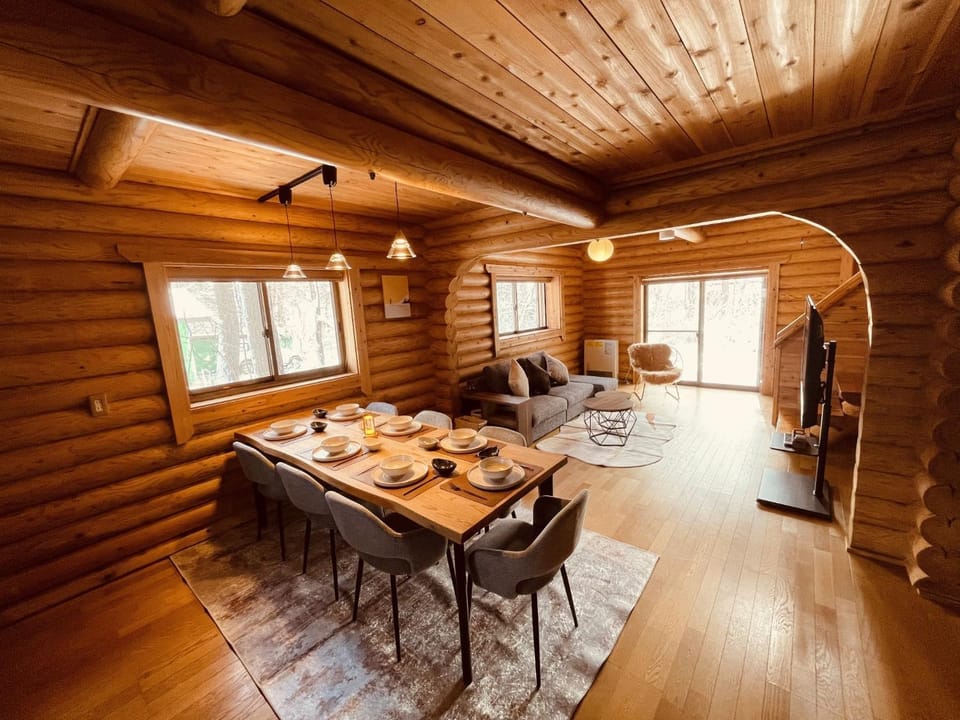 Mountain Stream Log Cabin - Vacation STAY 31783v Cabin in Hakuba