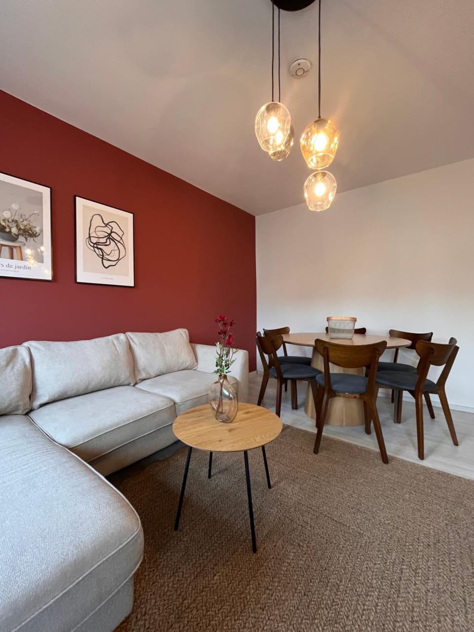 Living room, Seating area, Dining area