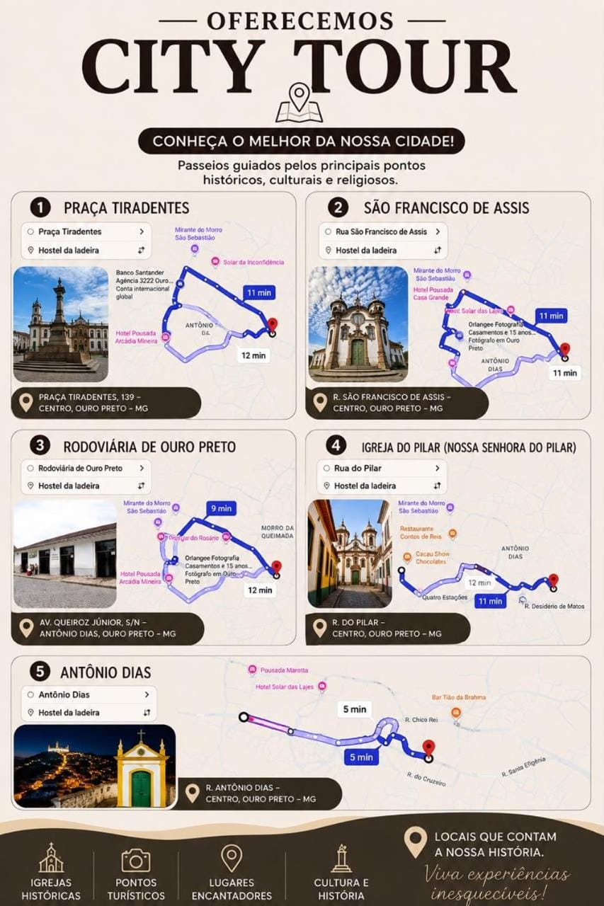 Quarto pra OITO 8 Pessoas Bed and Breakfast in Ouro Preto