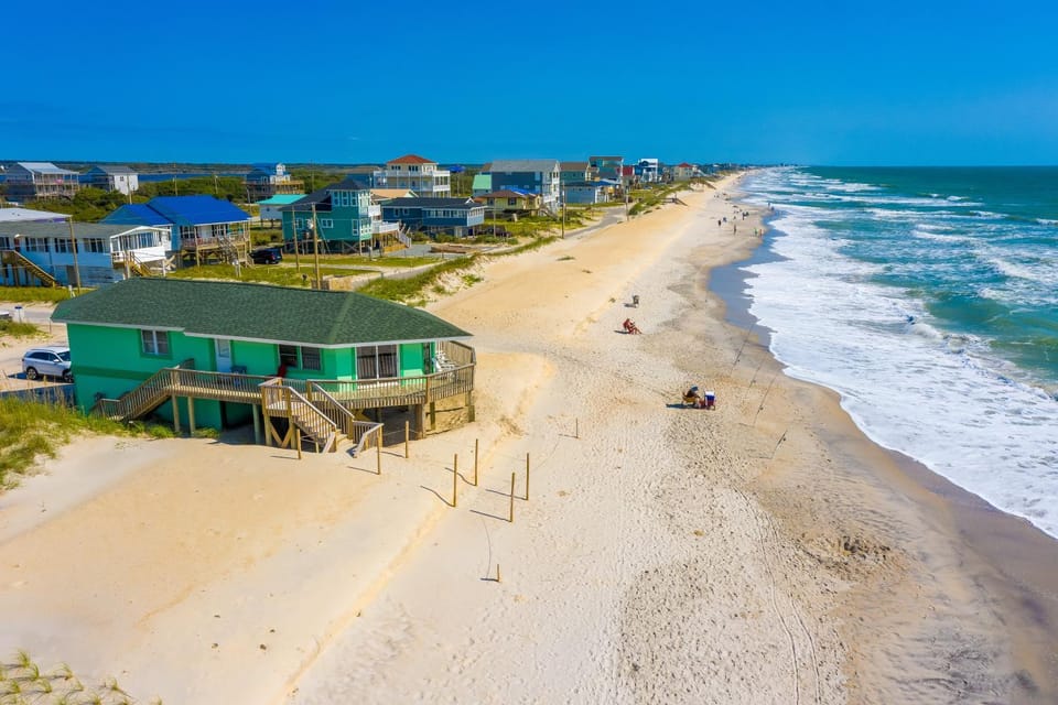 NTB538 Ocean Green House in North Topsail Beach