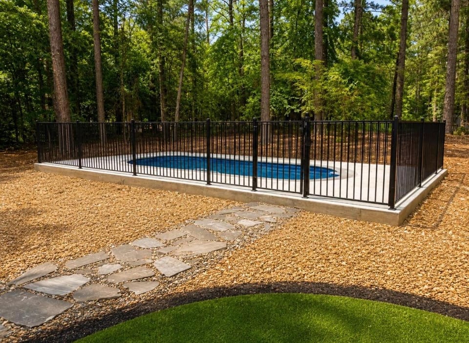 Patio, Natural landscape, Garden, Swimming pool