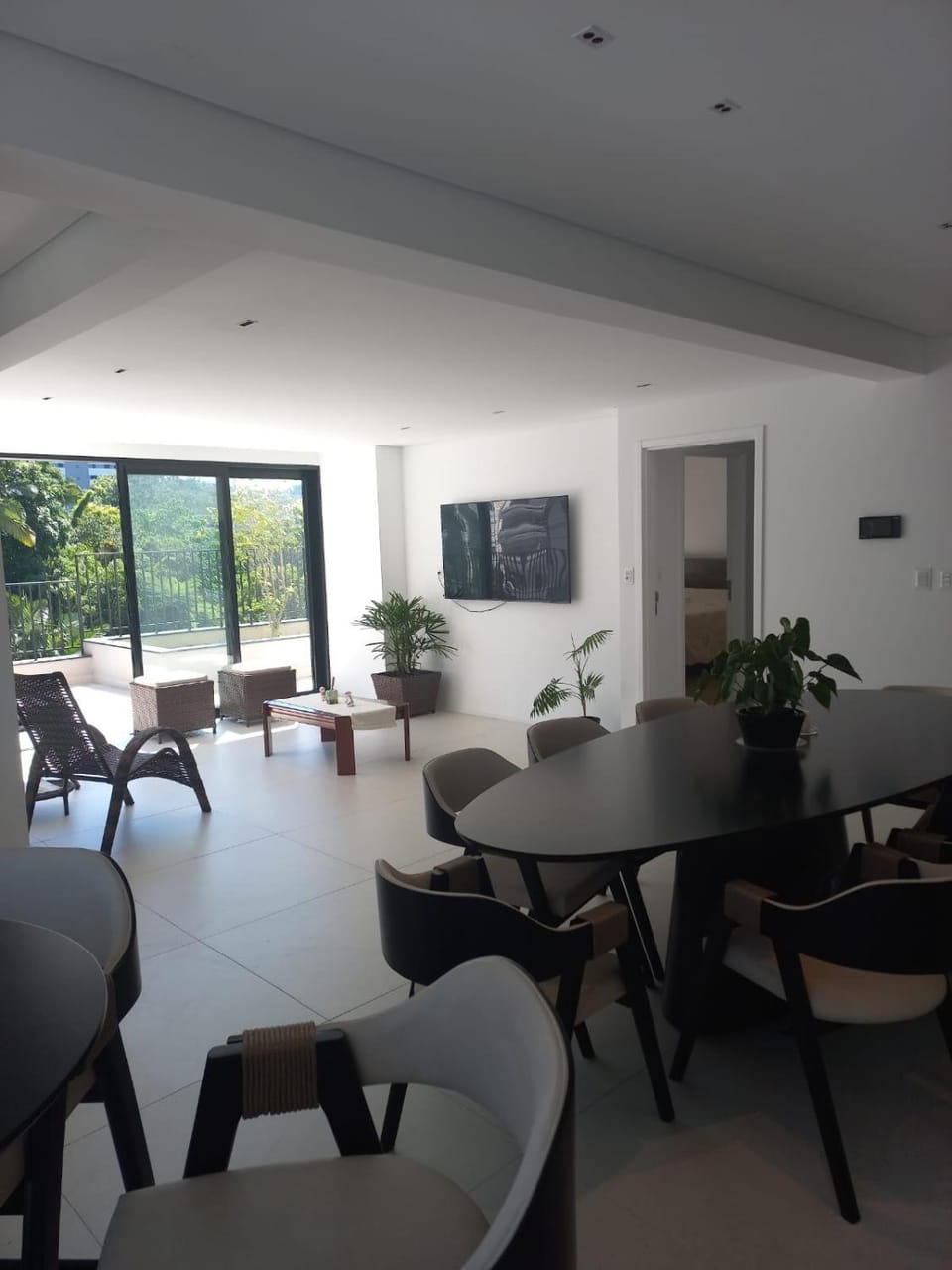 Modern apartment with 2 suites and outdoor area Apartment in Blumenau