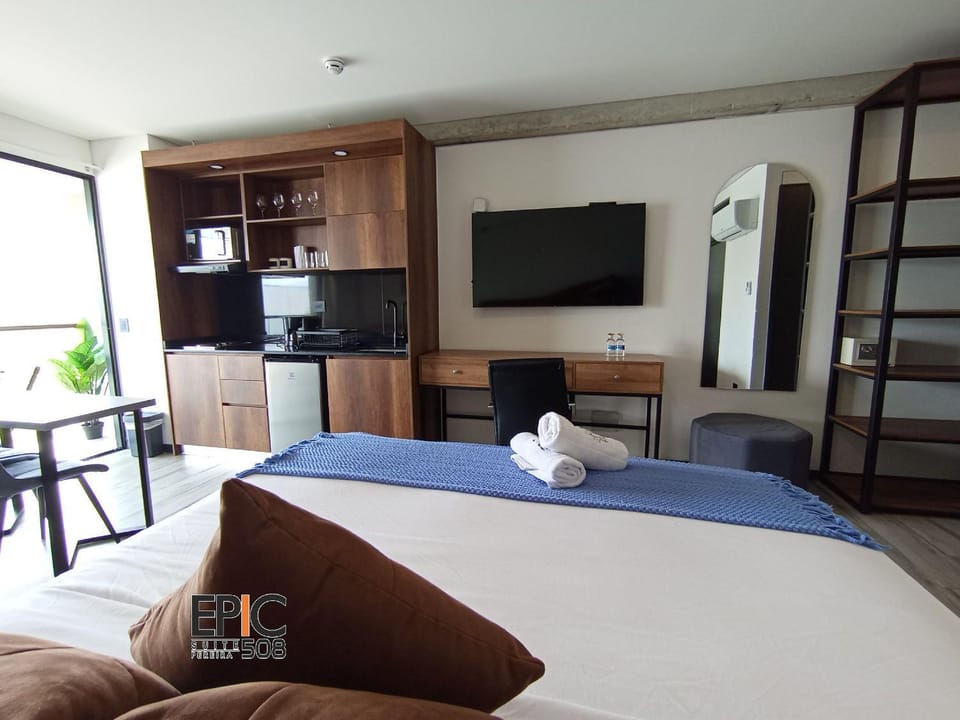 Bed, TV and multimedia