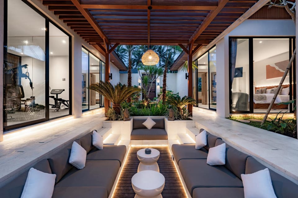 Garden, Seating area, Garden view