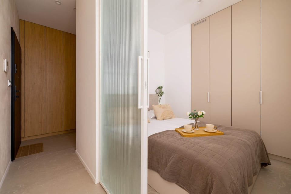 Bed, Photo of the whole room, Bedroom, wardrobe