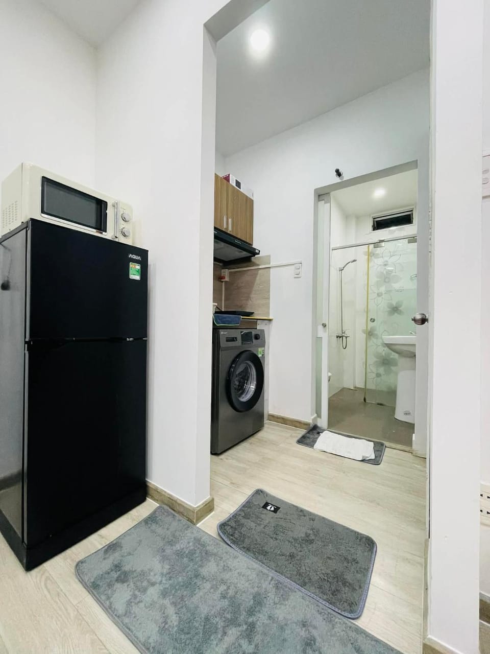 Bathroom, Kitchen or kitchenette, washing machine