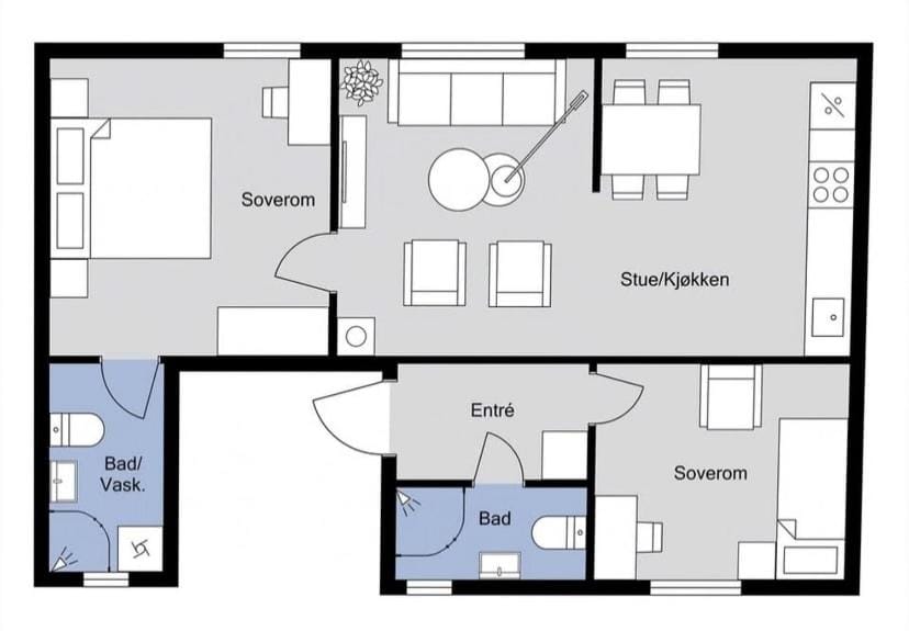 Apartment close to the beach and the city Apartment in Rogaland