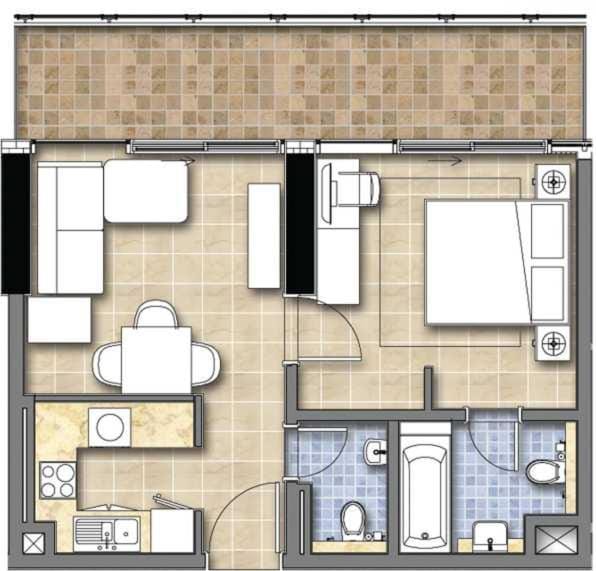 Free housekeeping visits during your stay - StayShort - Spacious 1 Bed in Business Bay that Sleeps 4 Apartment in Dubai