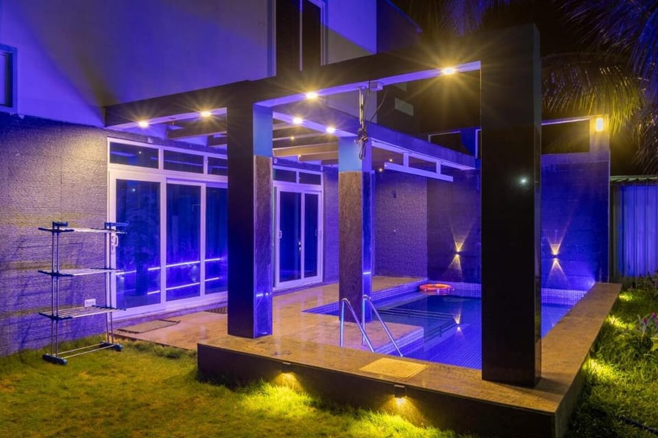Villa De Aqua ECR 2 with Rain Shower Pool and 4K Cinema Villa in Tamil Nadu