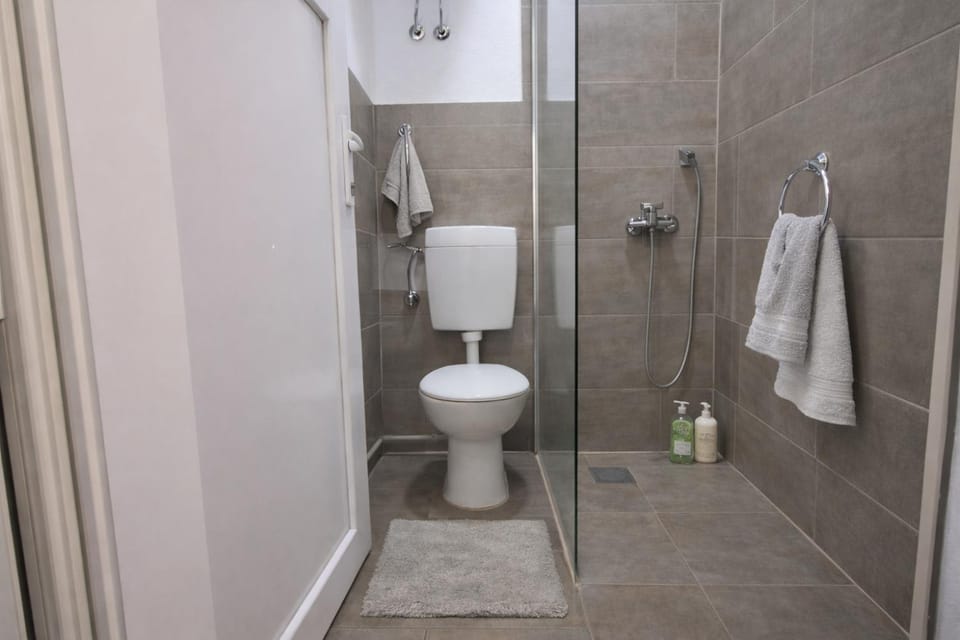 Shower, Toilet, Bathroom, towels