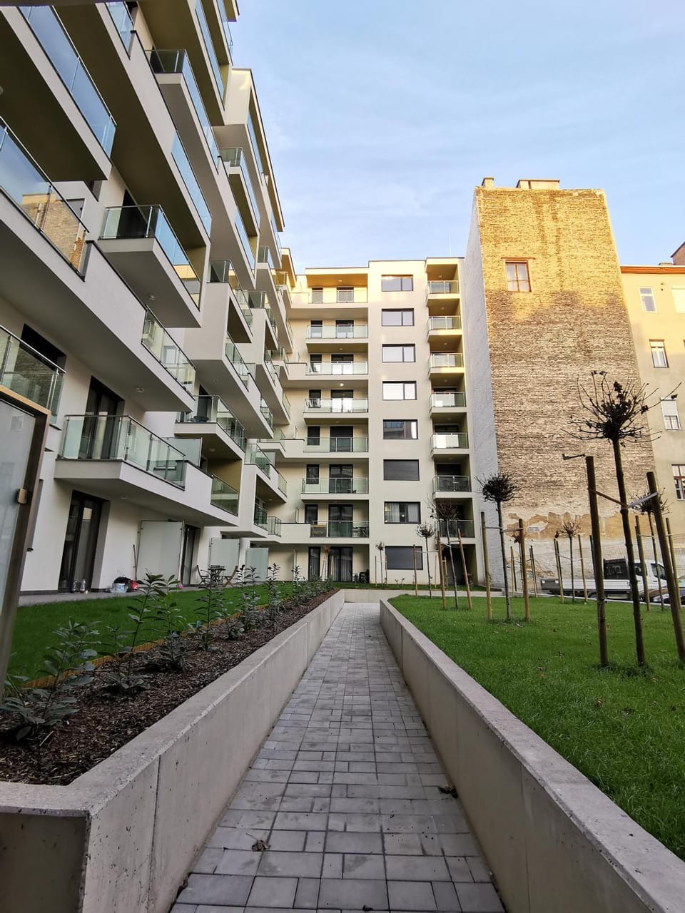 Property building, Garden