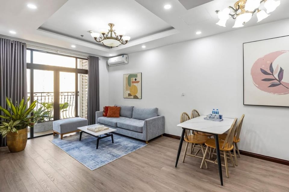 Royal City 2BR Bright Pool Garden View Apartment in Hanoi