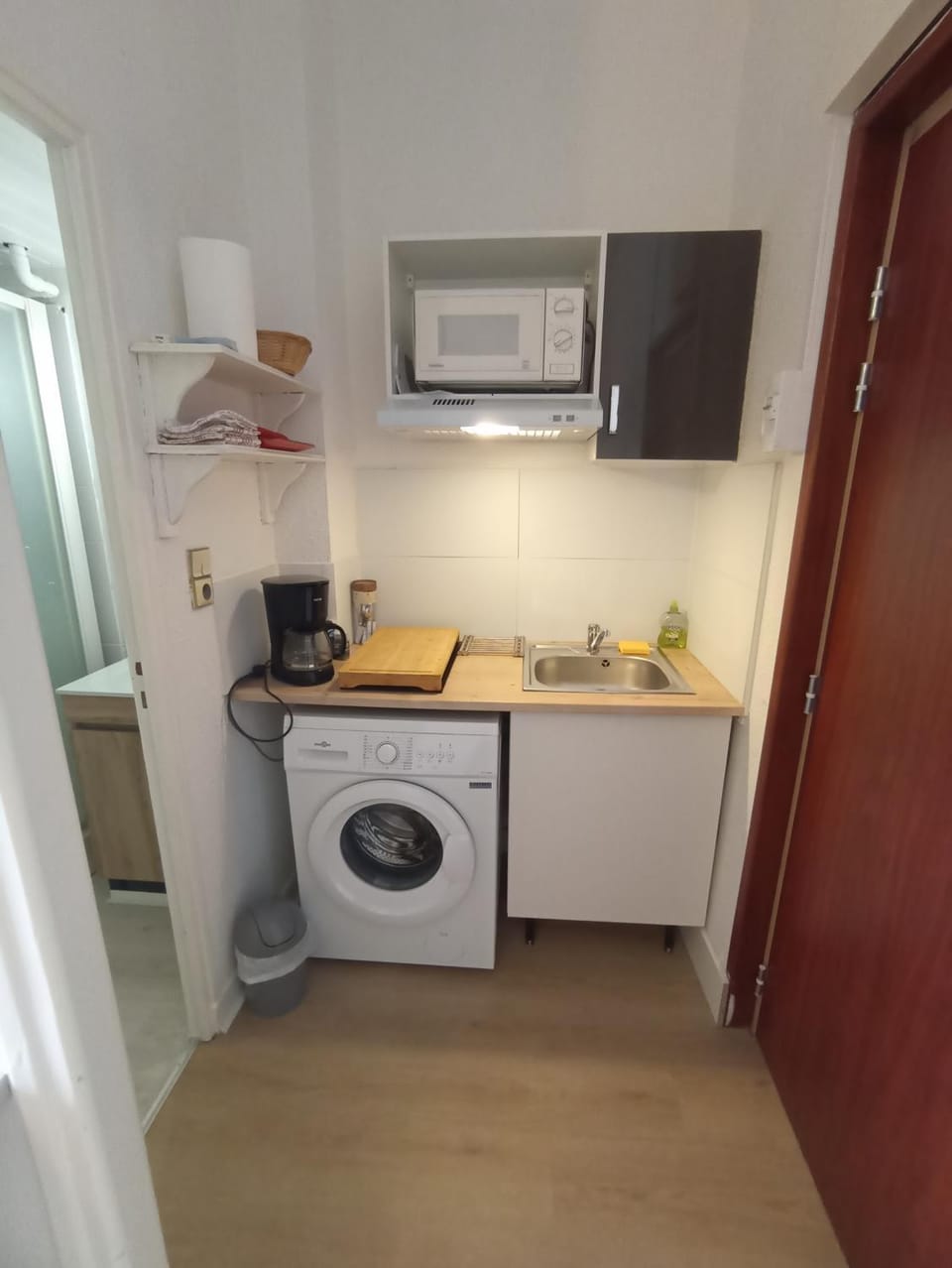 Kitchen or kitchenette, furniture