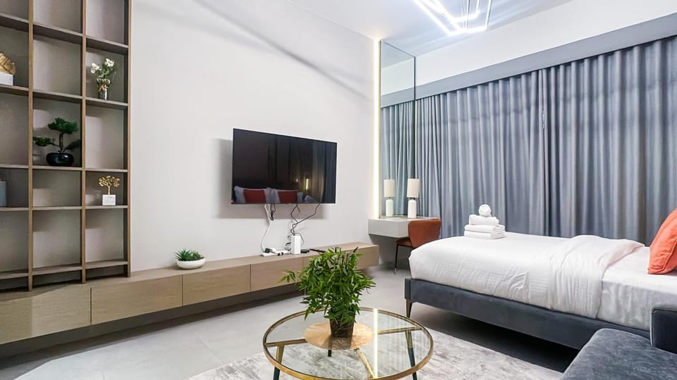 Bed, TV and multimedia