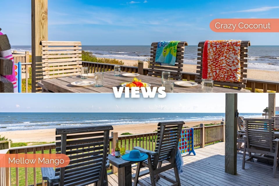 Double Beachfront Bliss | 2 Side-by-Side Homes | 8BR | 2 Spas | Sleeps 24 House in Bolivar Peninsula