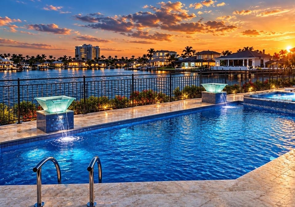 CoralVilla Key West, 2 Story Villa, pool, spa, game room, outdoor kitchen, kayaks, Tiki hut Villa in Cape Coral