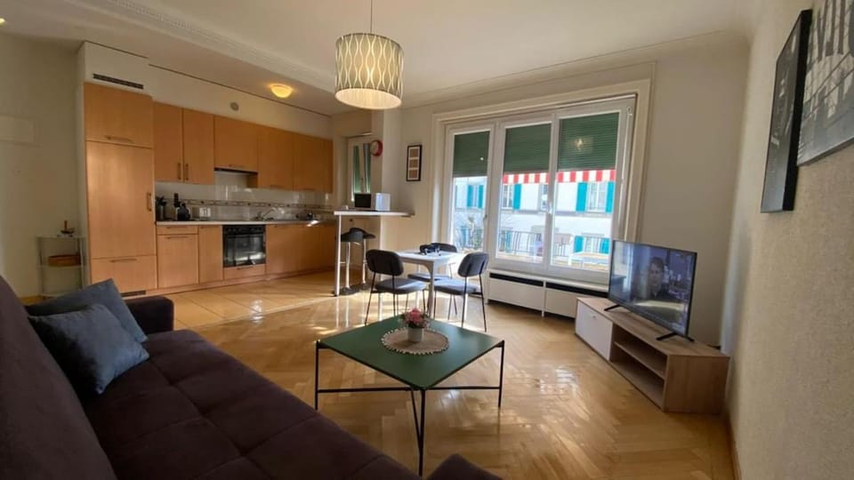 Large Apartment 7 minutes walking to Train station Apartment in Lausanne