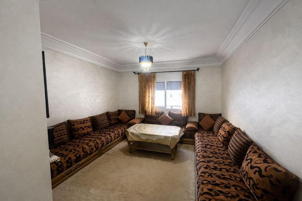 2BR Near Beach with Balcony, Sea View and Fast WiFi Apartment in Agadir