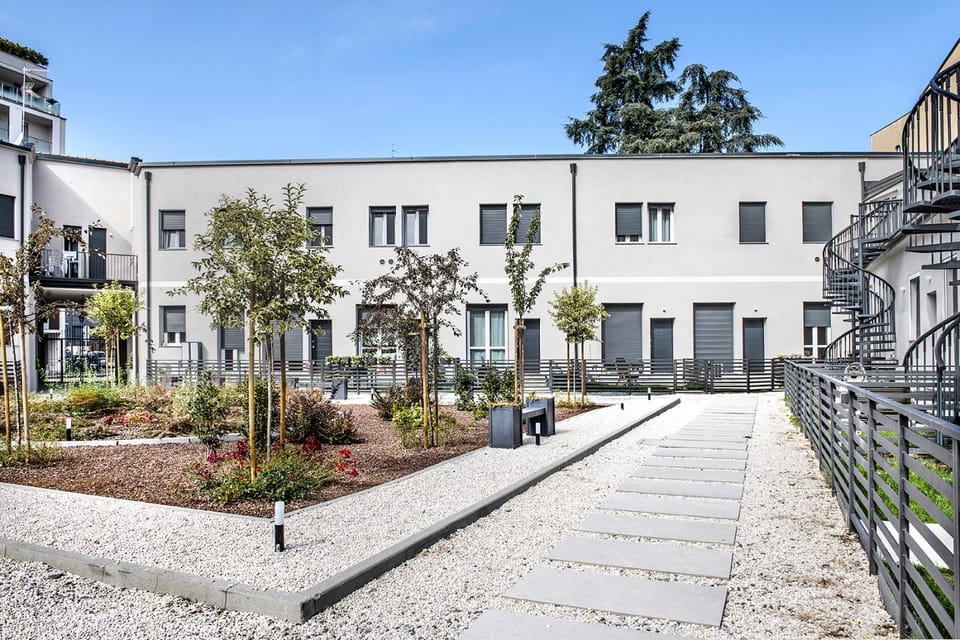 Property building, Day, Garden view