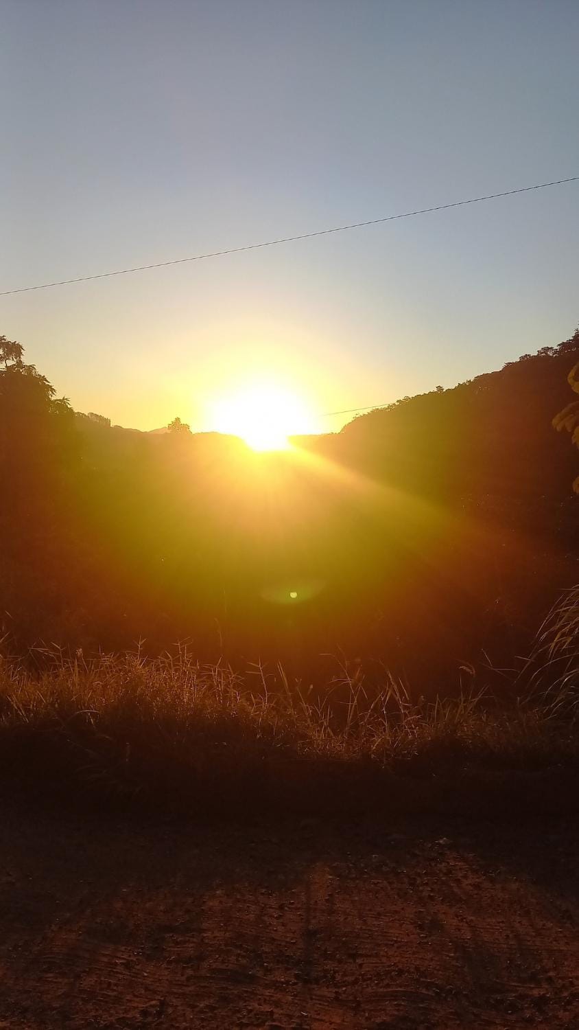 Natural landscape, Mountain view, Sunset