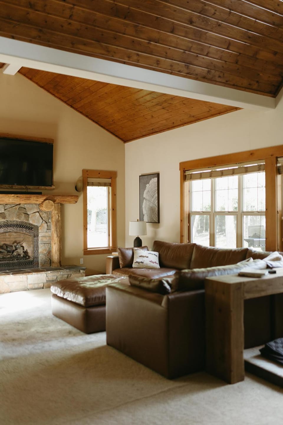 TV and multimedia, Living room, Photo of the whole room, Seating area, fireplace