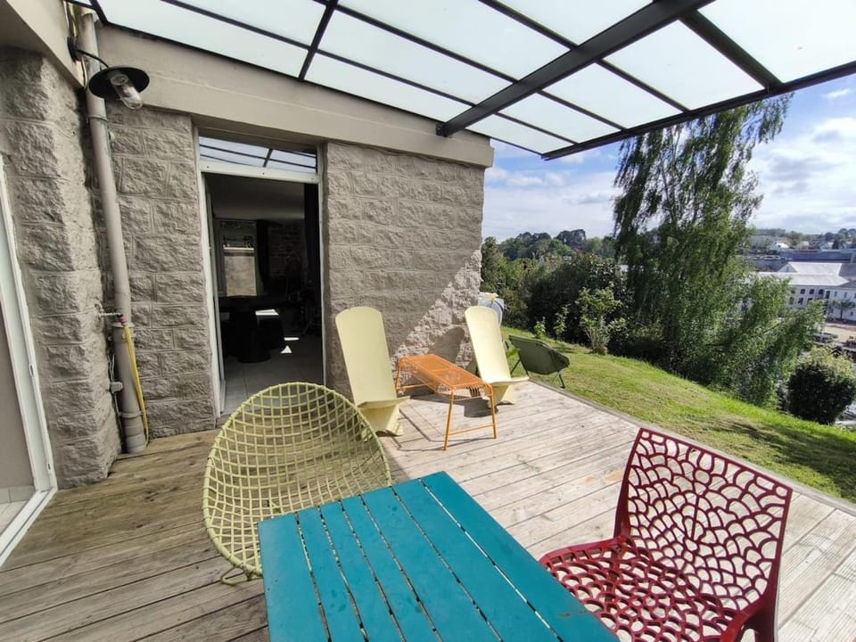Appartement vue sur le port avec sauna Apartment in Morlaix