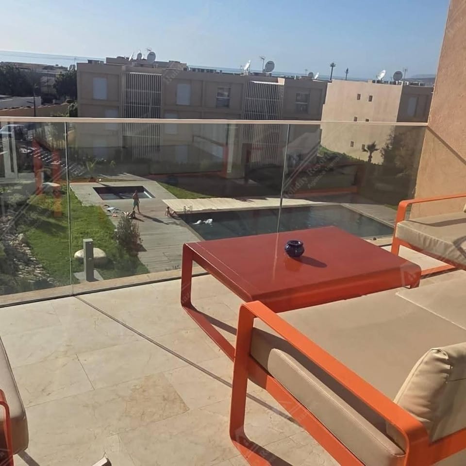 Blue Haven Duplex Pool & Ocean View Taghazout Bay Taouirt Apartment in Souss-Massa