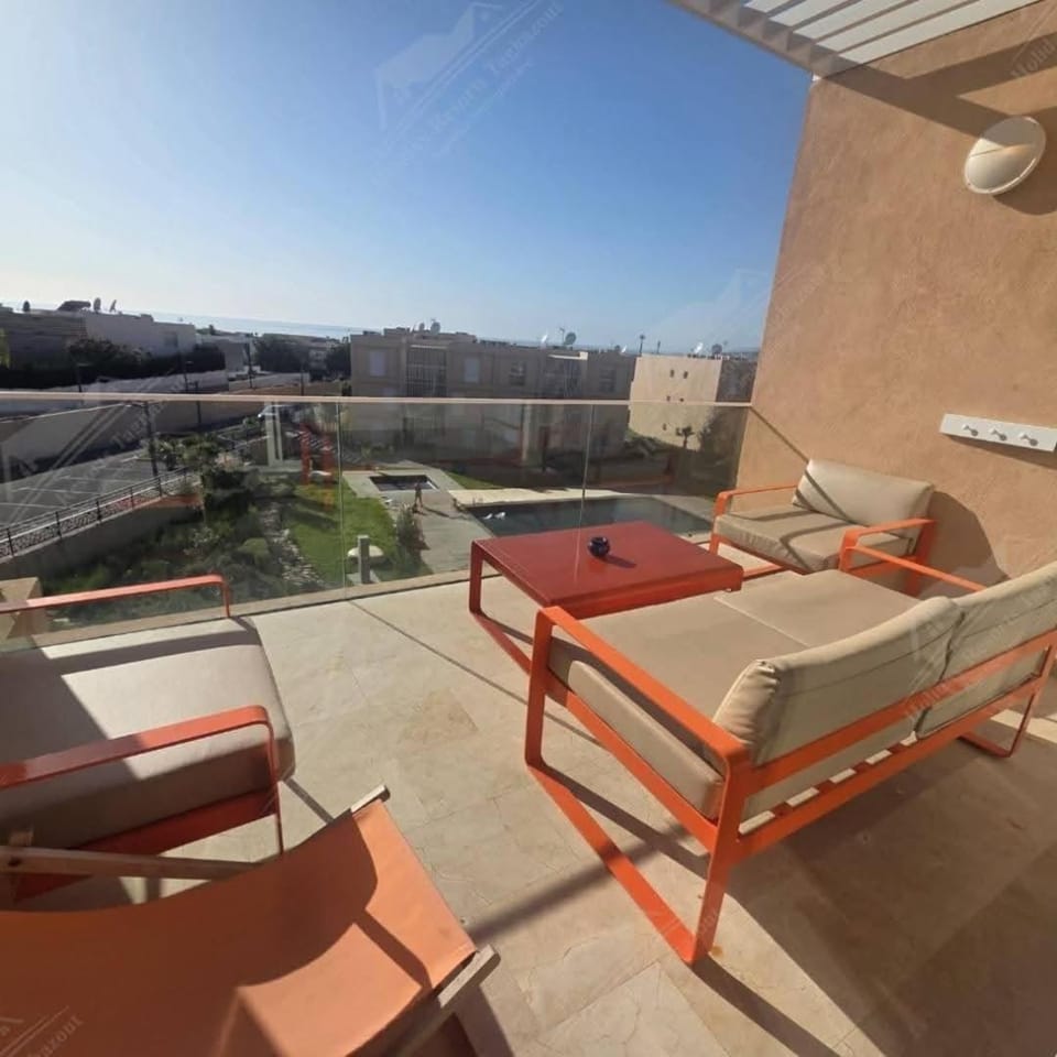 Blue Haven Duplex Pool & Ocean View Taghazout Bay Taouirt Apartment in Souss-Massa