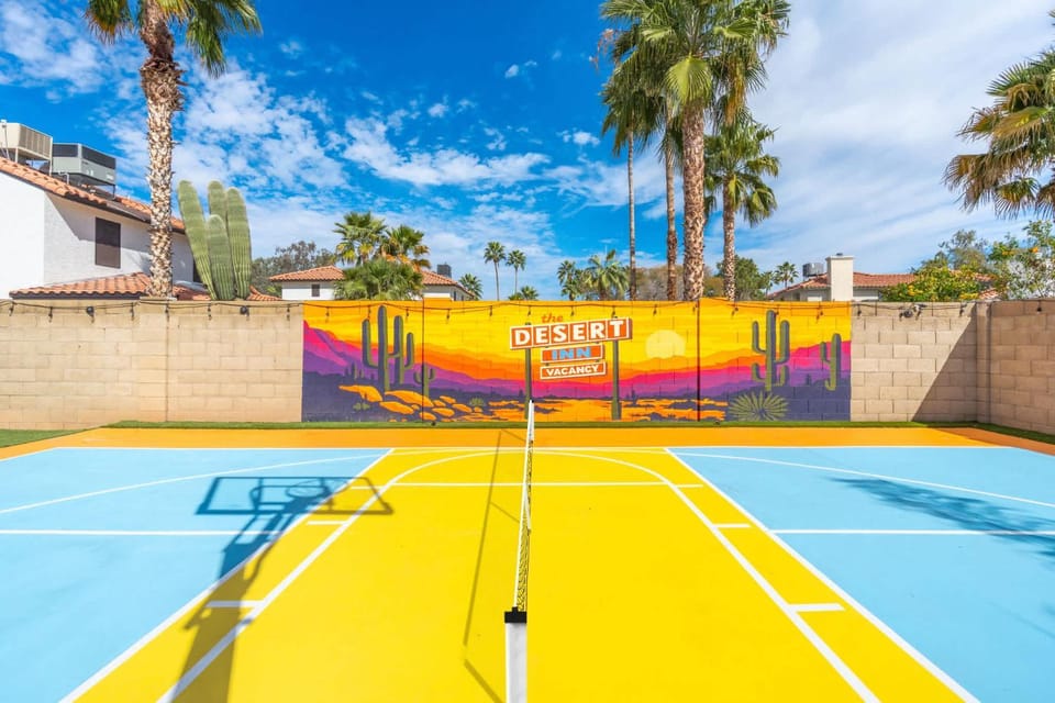 Heated Pool Spa Sauna Cold Plunge Pickleball House in Scottsdale