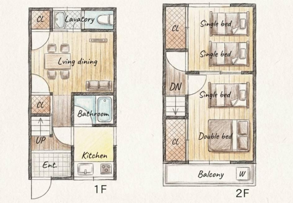 Whole House 27minutes to Osaka Namba Doutonbori 38 minutes to Nara, 60 minutes to Kansai Airport Apartment in Osaka