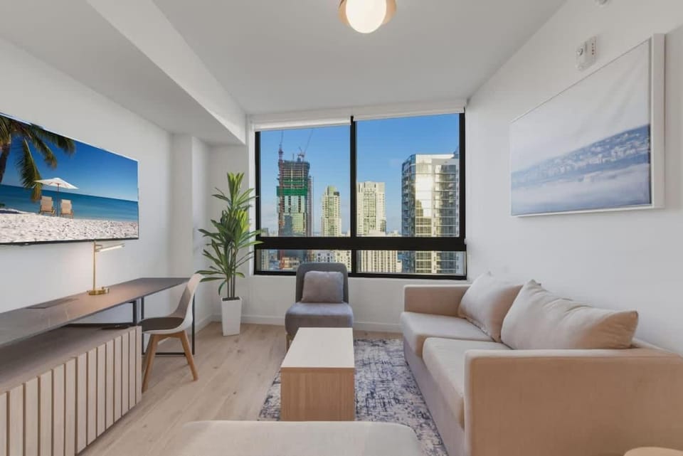 Miami Skyline 1BR Sleeps 4 with Elite Amenities Apartment in Miami