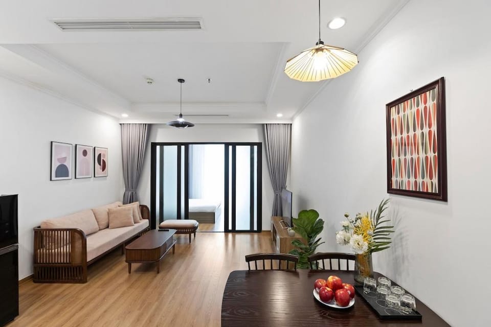 Royal City Modern 1BR Stunning Square View Apartment in Hanoi