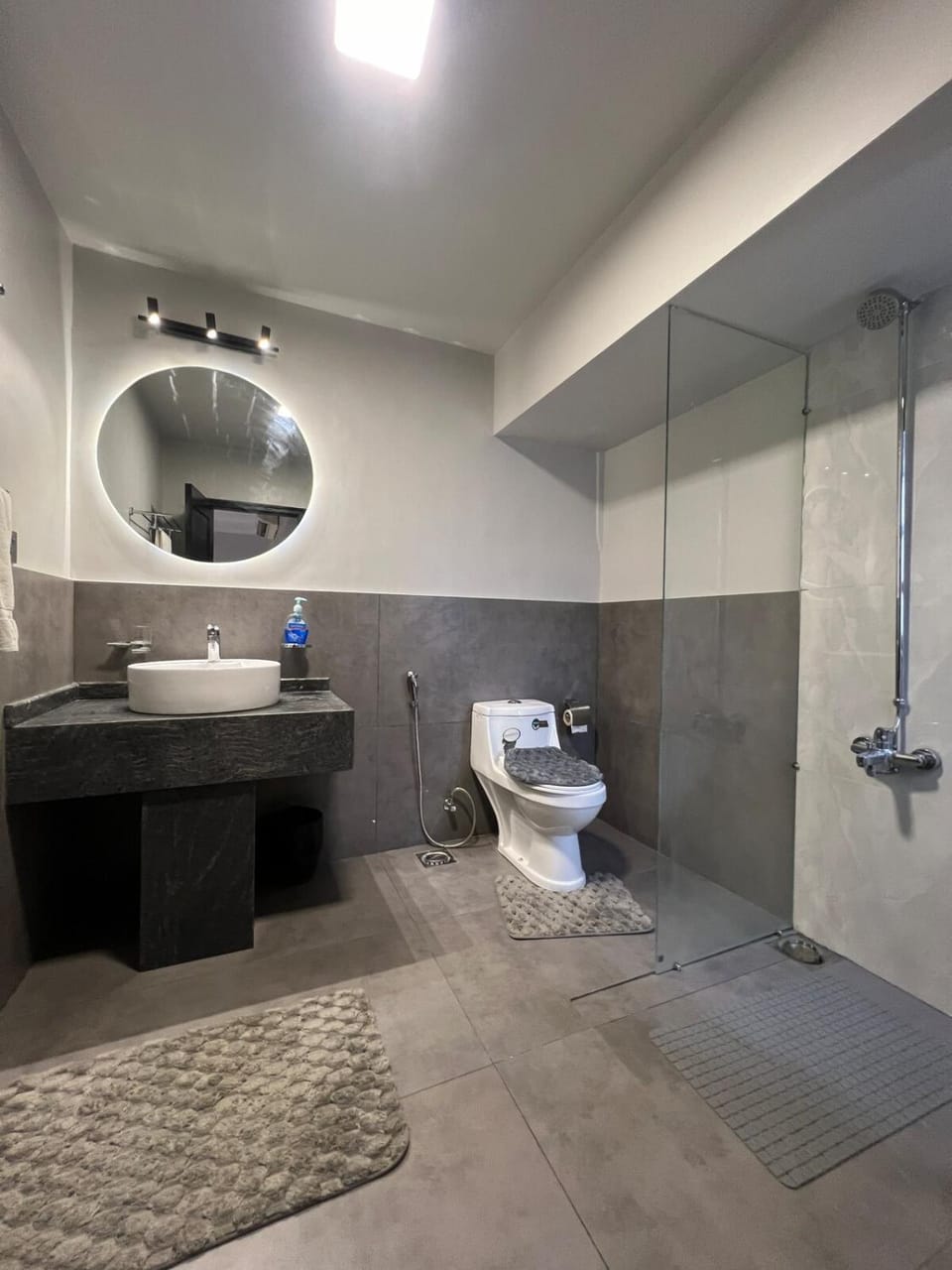 Shower, Toilet, Bathroom, towels