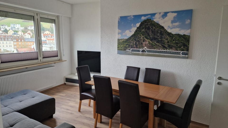 II Schöne Monteur-Handwerker Wohnung in Bingen - Blick auf Nahe Nähe A60 A61 Apartment in Mainz-Bingen