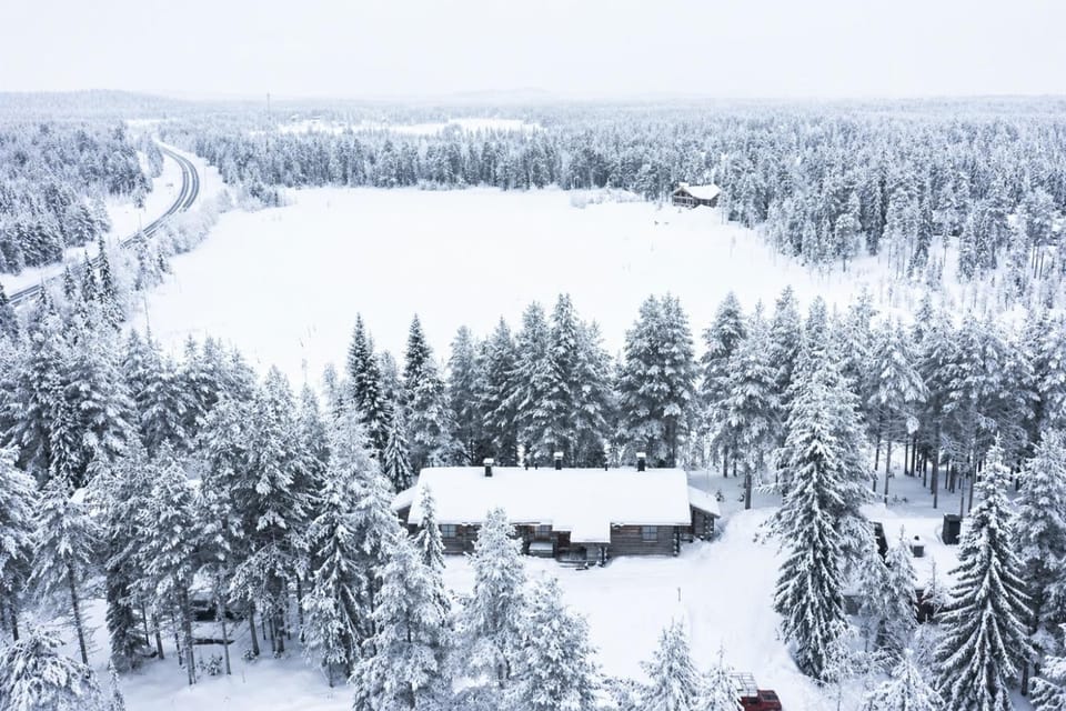 Natural landscape, Bird's eye view, Winter