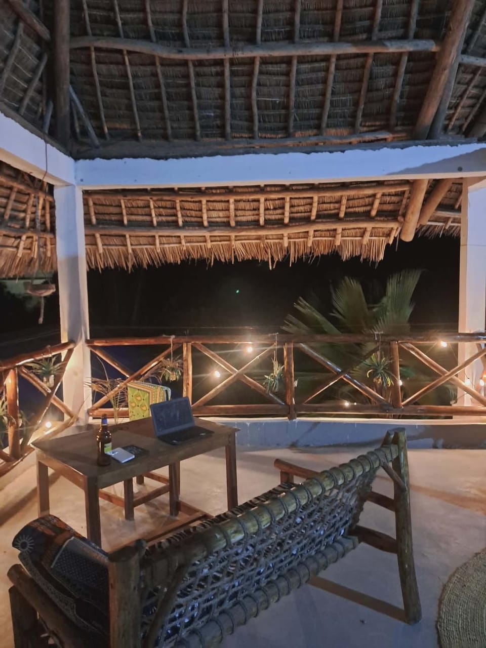 Night, Balcony/Terrace, Seating area