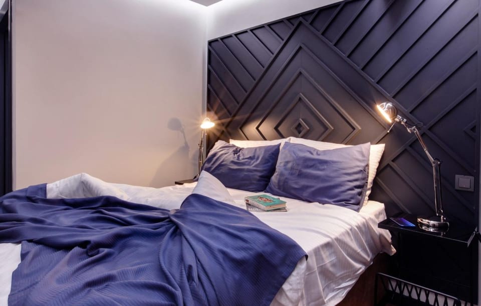 Bed, Decorative detail, Bedroom
