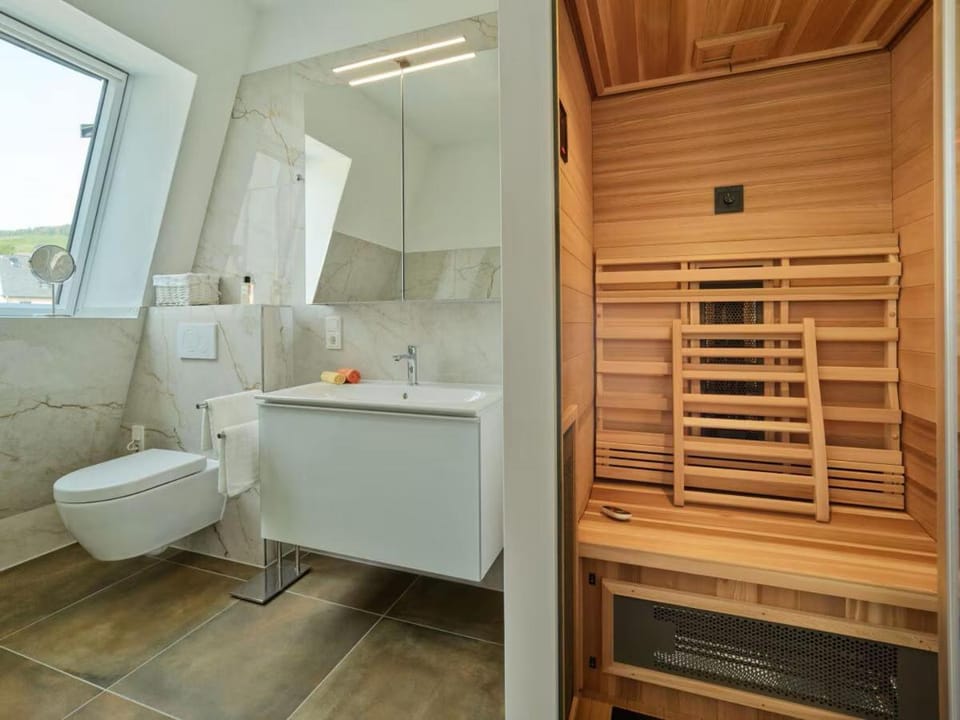 Sauna, Bathroom, towels